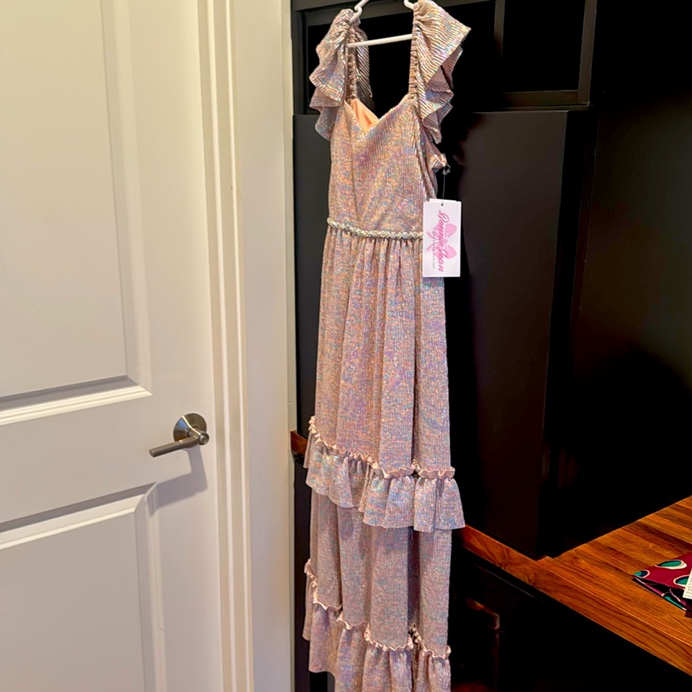 Bonnie Jean Multicolor Ruffled Dress - Picture 2 of 4